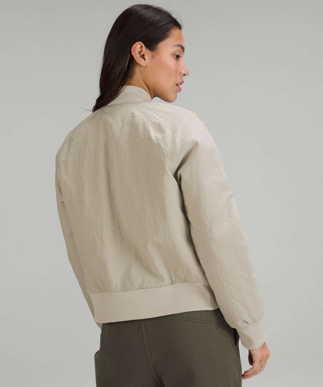 Lululemon Non-Stop Bomber Jacket - Raw Linen