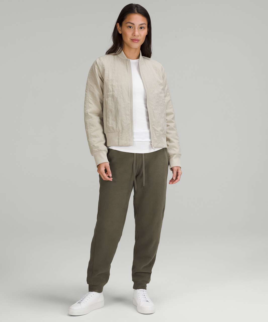 Lululemon Non-Stop Bomber Jacket - Raw Linen