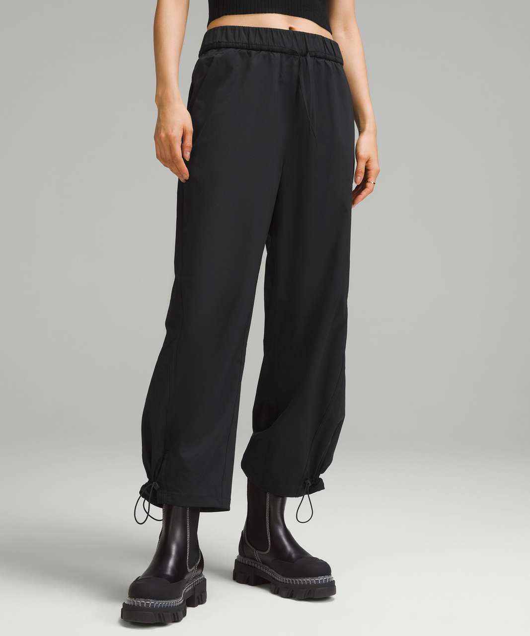 Lululemon Cinchable Cuff High-Rise Jogger - Black - lulu fanatics