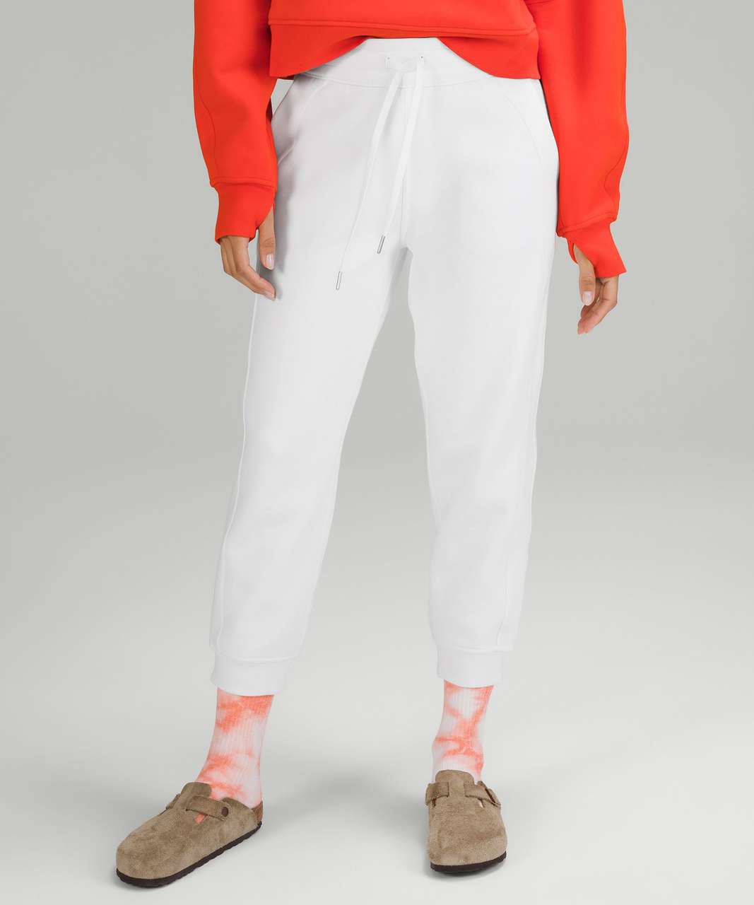 Lululemon Scuba High-Rise Cropped Jogger - White