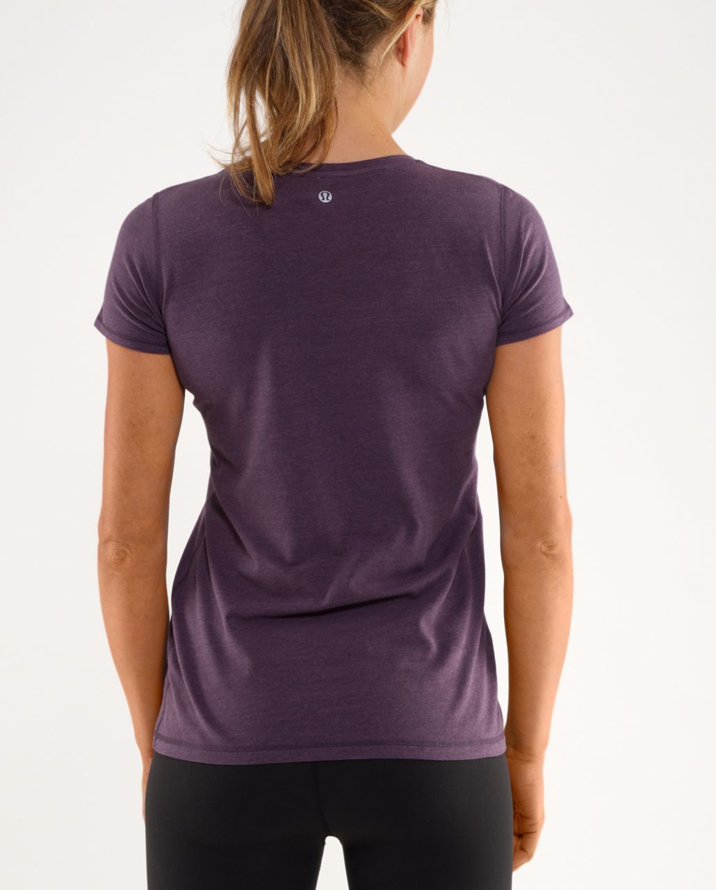 Lululemon Lively Crewneck Tee *Vitasea - Heathered Black Swan