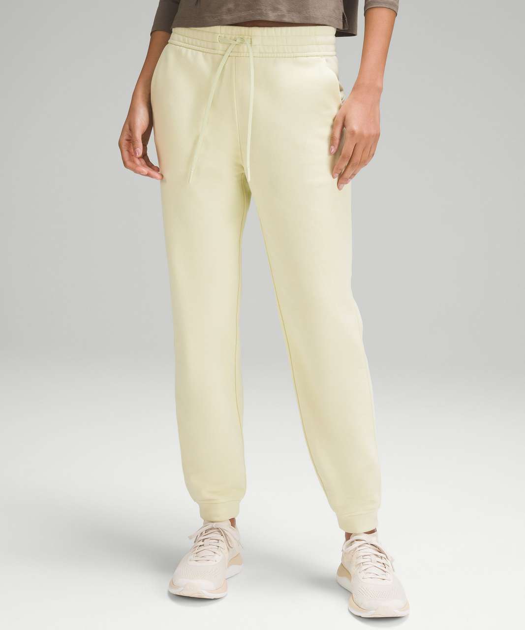 Buttery Soft Scuba Sweatpants- Cream