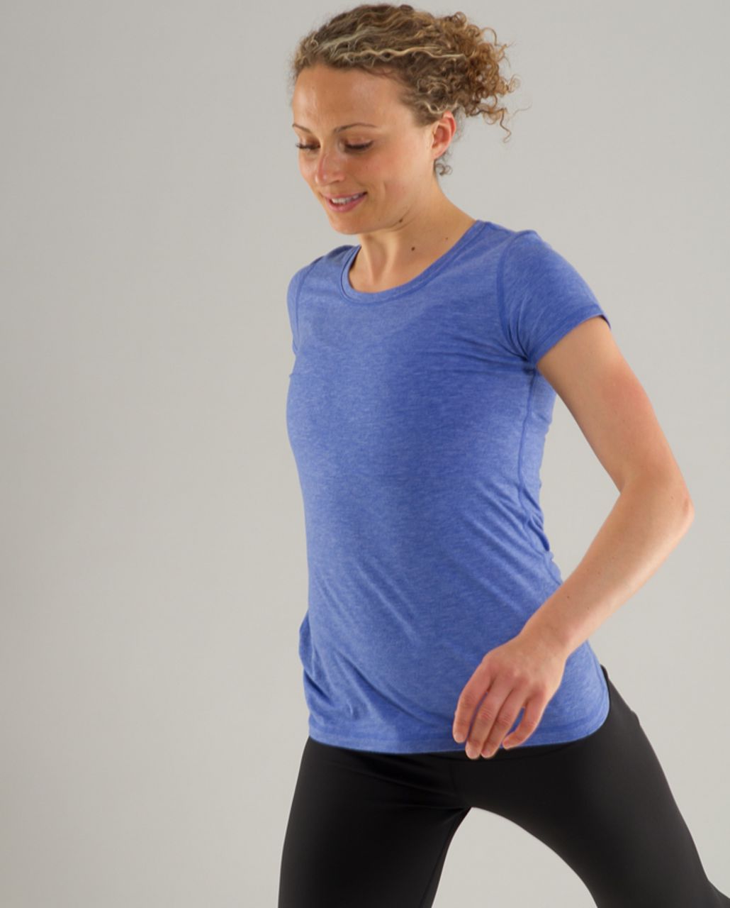 Lululemon Lively Crewneck Tee *Vitasea - Heathered Rocksteady