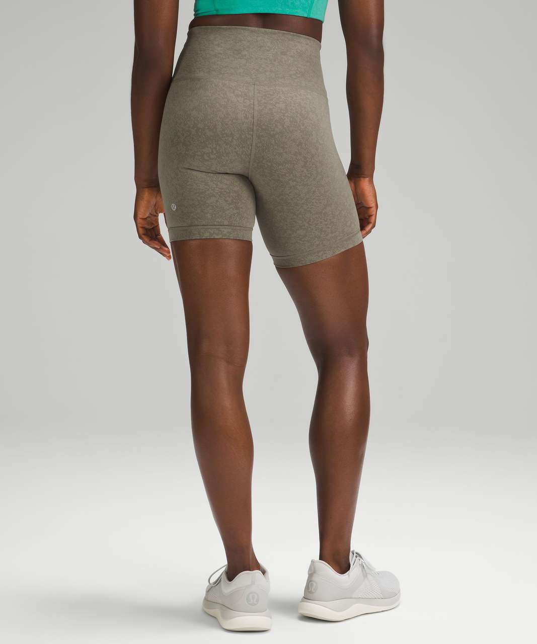 Lululemon Wunder Train Contour Fit High-Rise Short 4 - Misty Glade - lulu  fanatics