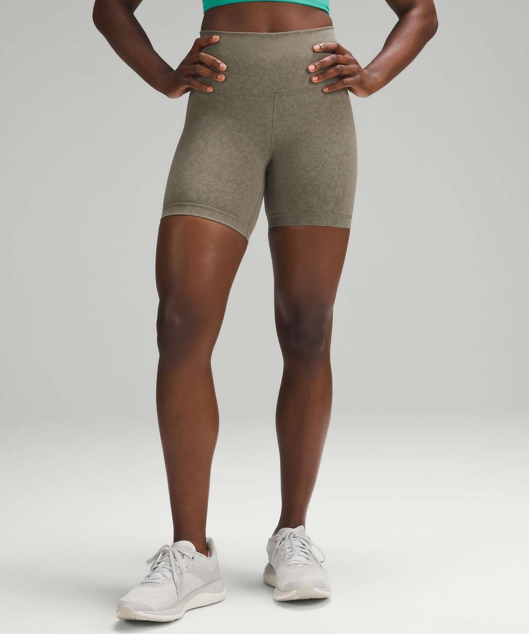 Lululemon Wunder Train High-Rise Short 6 - Heathered Graphite Grey - lulu  fanatics