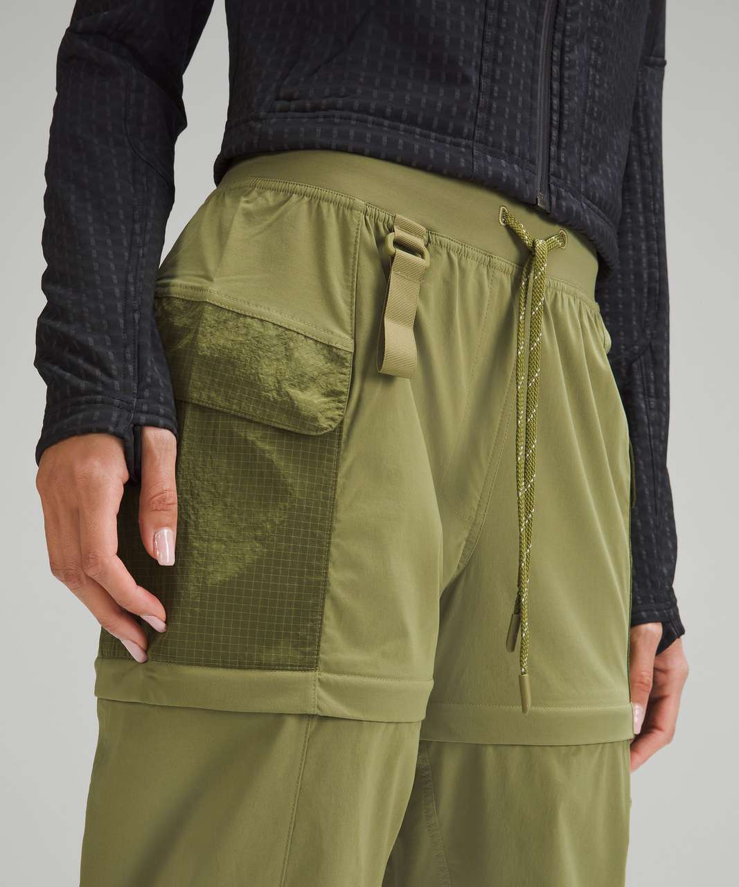 Lululemon Cargo High-Rise Lined Hiking Pant - Green Jasper - lulu fanatics