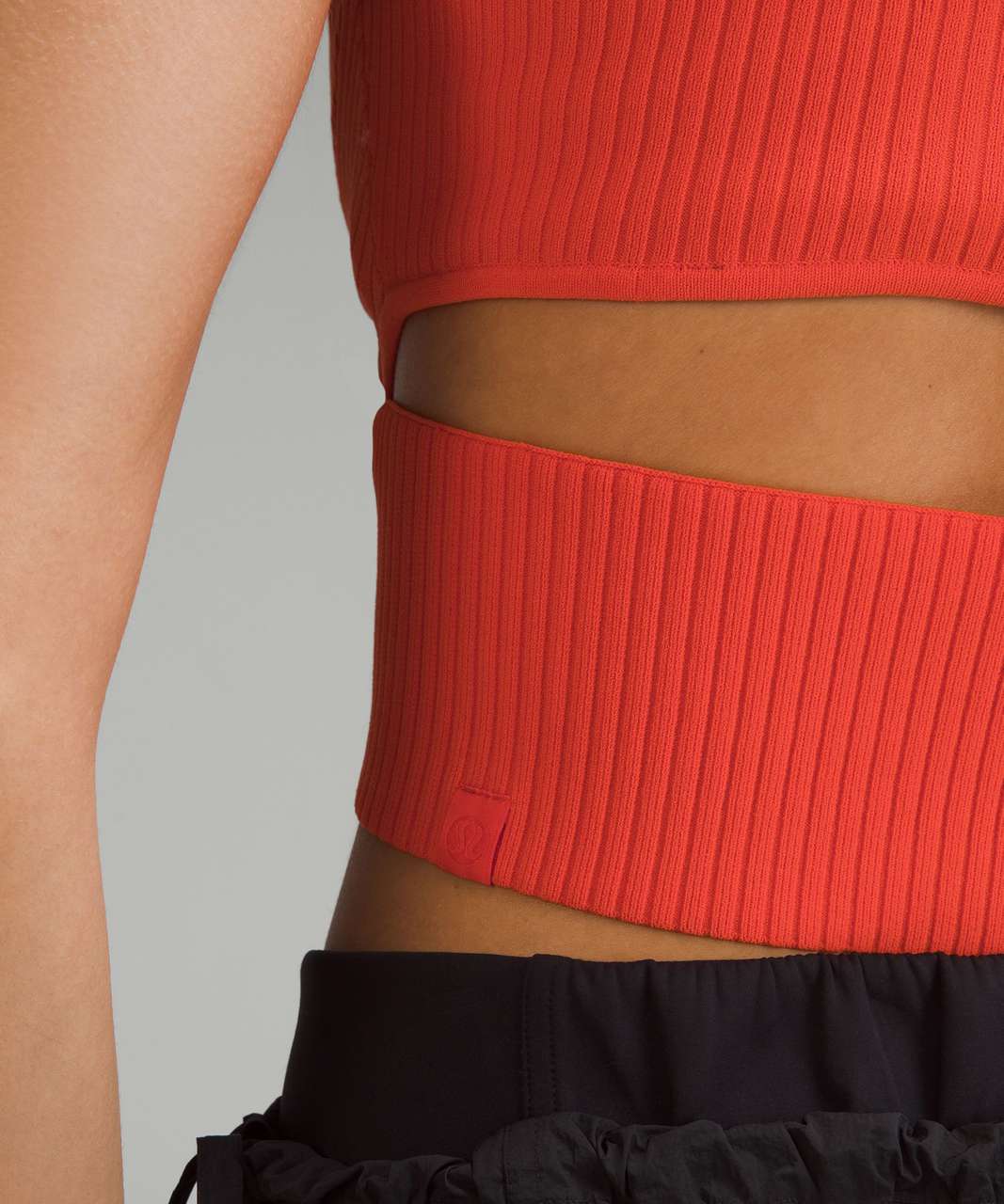 Lululemon Open Back Half-Zip Sweater - Solar Orange - lulu fanatics