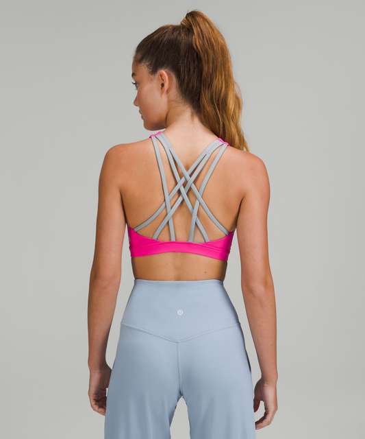 NEW Lululemon Free to Be Serene Bra Light Support C/D Cup Pink