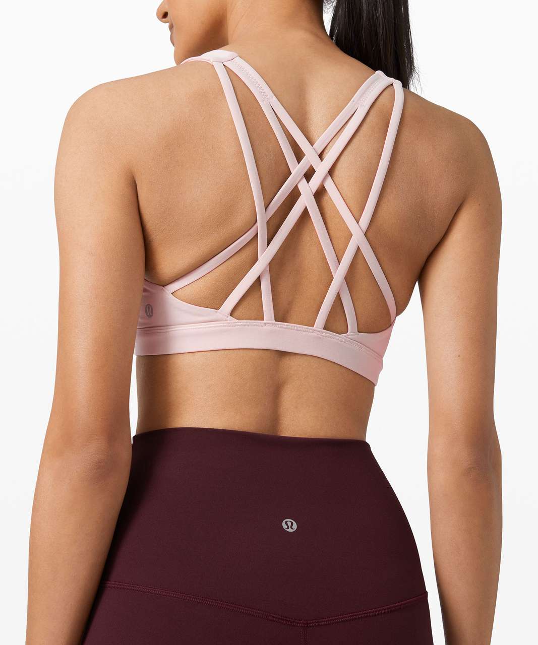 Lululemon Free to Be Serene Jacquard Bra *Light Support, C/D Cup - Pink  Peony - lulu fanatics