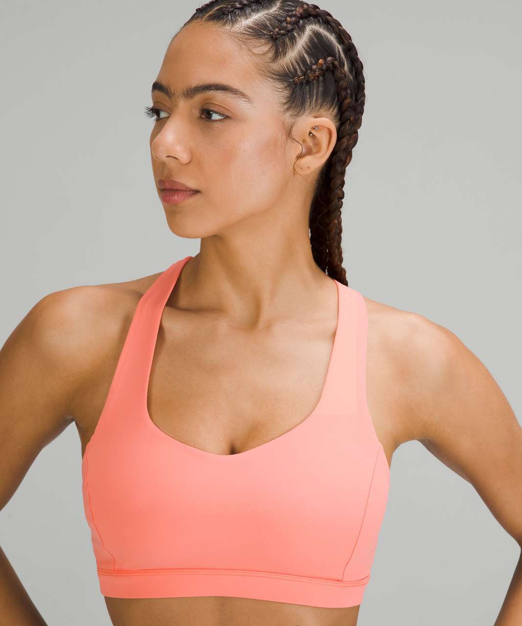 Lululemon Free to Be Serene Bra *Light Support, C/D Cup - Sunny Coral