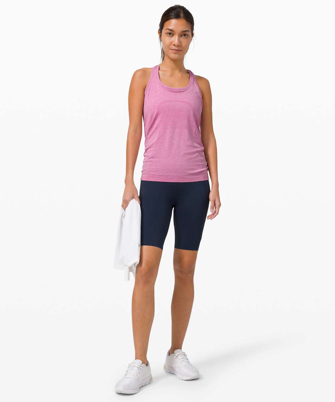 Lululemon Swiftly Tech Racerback Tank Top 2.0 - Magenta Glow / White