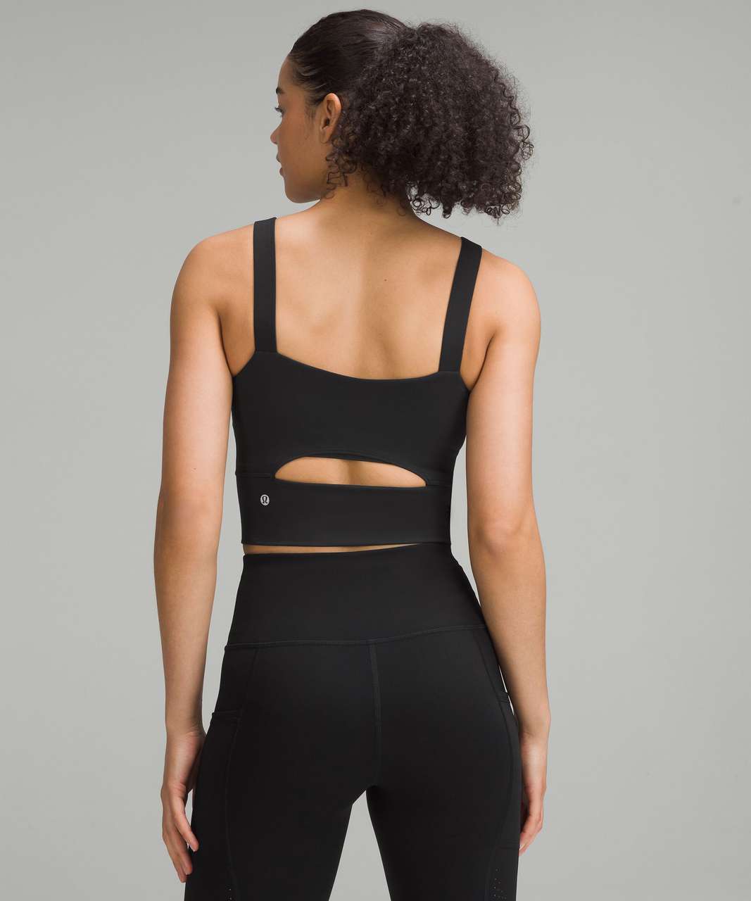 Lululemon Wunder Train Straight Strap Tank Top - Black - lulu fanatics