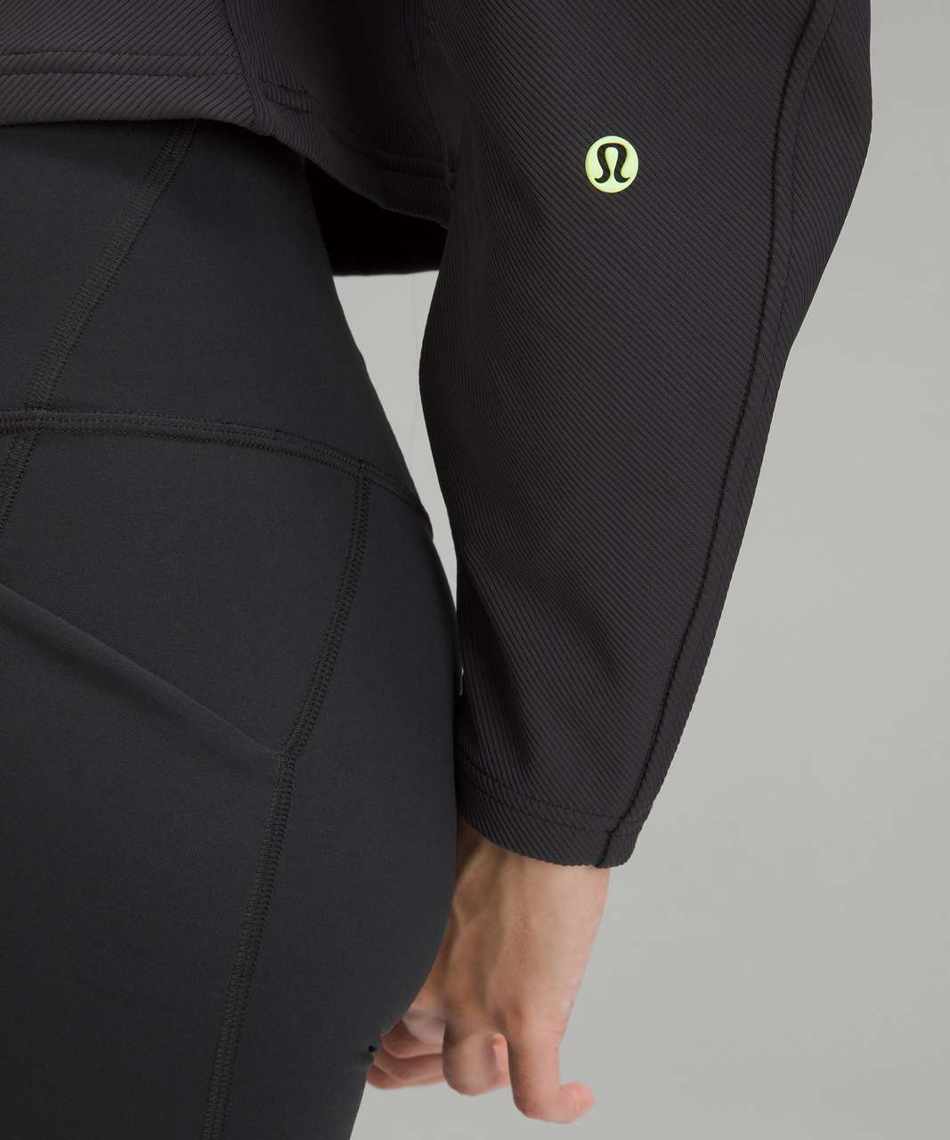 Lululemon Ribbed Luxtreme Wide-Sleeve Pullover - Black