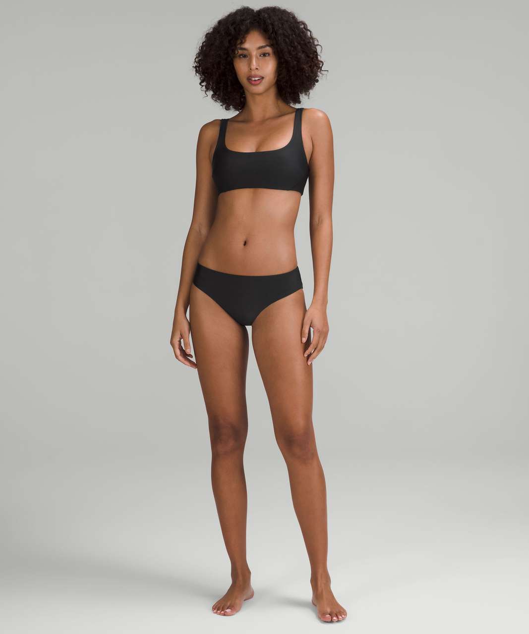 Lululemon Waterside Swim Top *D Cup - Black - lulu fanatics