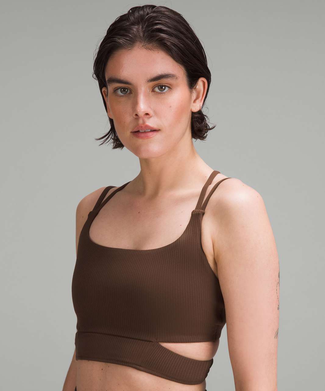 Lululemon Ribbed Nulu Strappy Yoga Bra