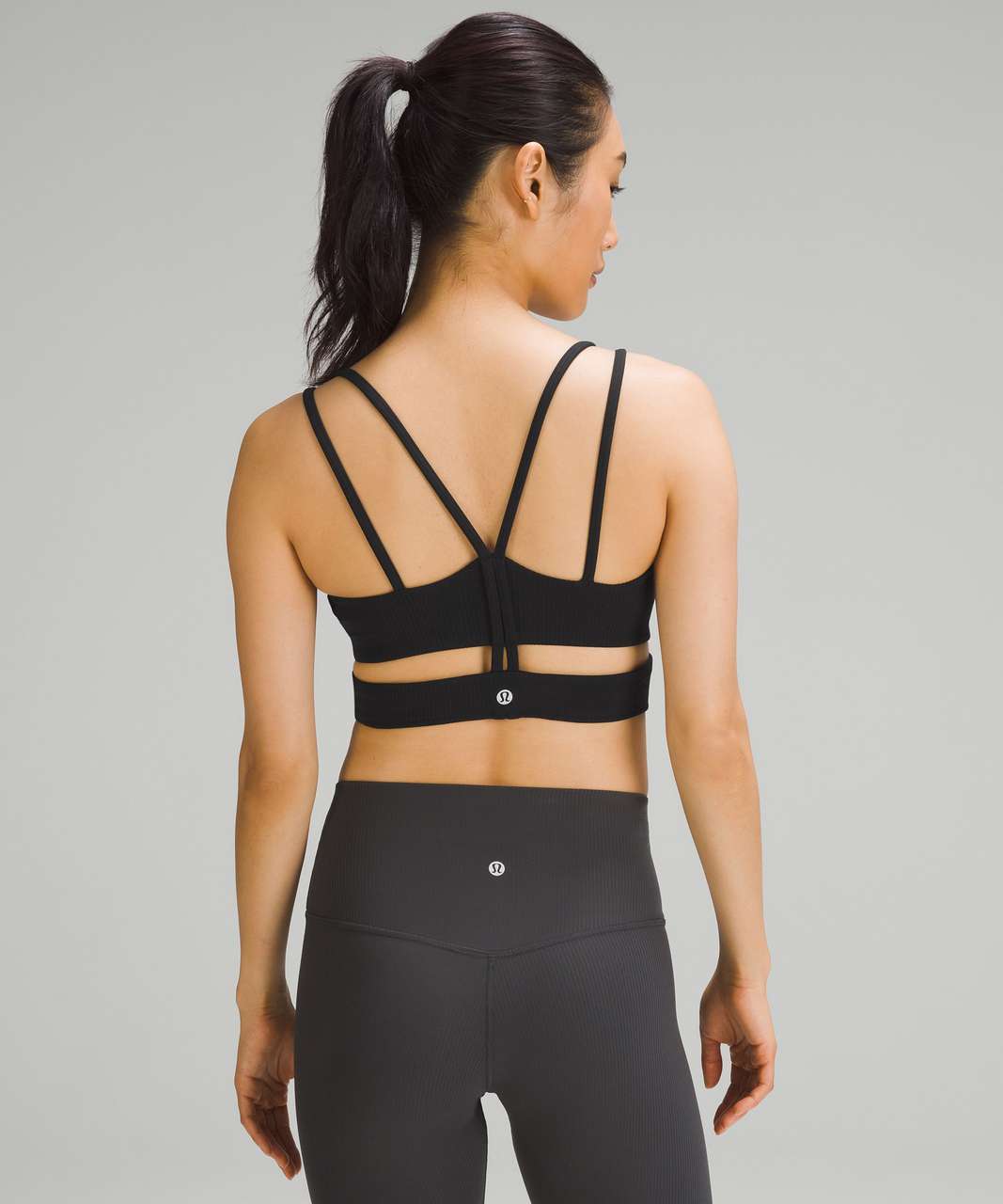 lululemon SMOOTHCOVER YOGA - Sport-bh met light support - black/zwart 