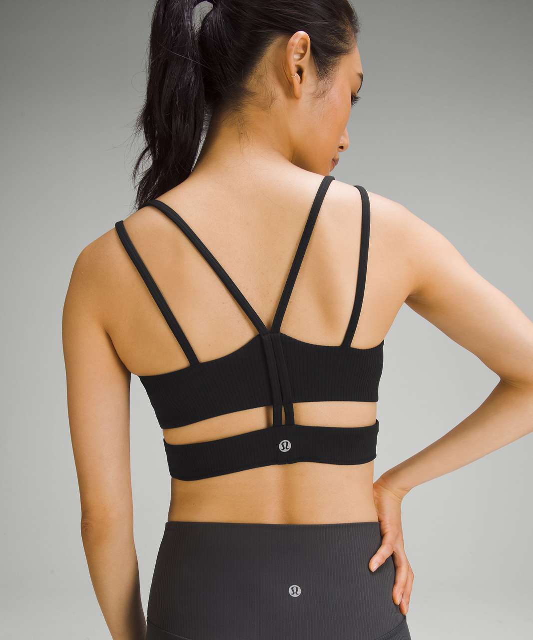 lululemon lululemon Ribbed Nulu Strappy Yoga Bra Light Support, A