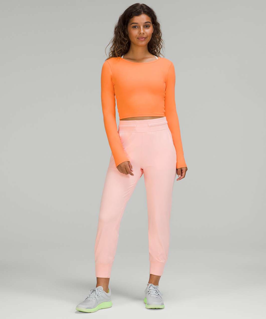 Lululemon Ready to Rulu Classic-Fit High-Rise Jogger *7/8 Length - Dew Pink  - lulu fanatics