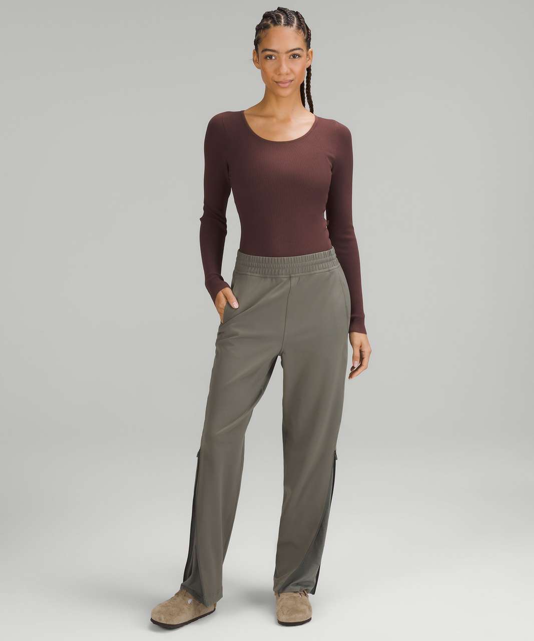 Everlux High-Rise Zip-Leg Track Pant *Full Length