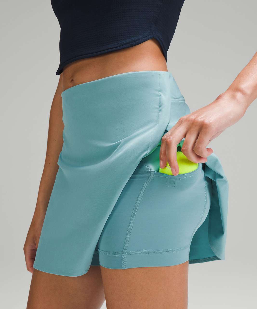 Lululemon Peek Pleat High-Rise Tennis Skirt - Tidal Teal