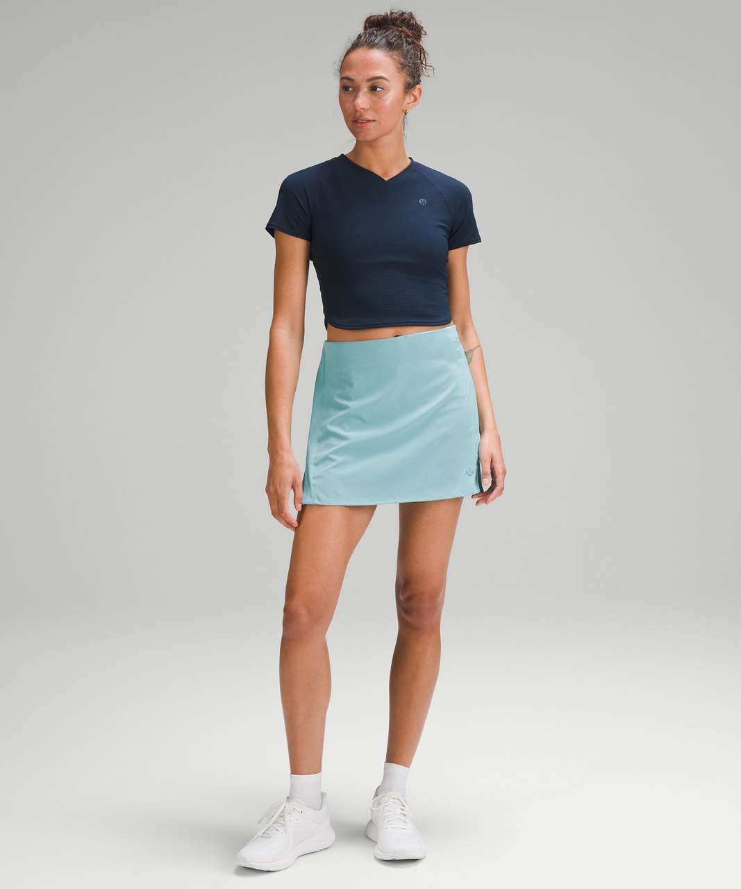 Lululemon Peek Pleat High-Rise Tennis Skirt - Tidal Teal