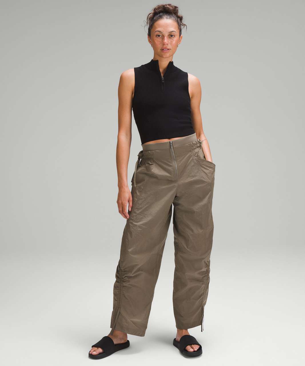 Wide-Leg High-Rise Pant