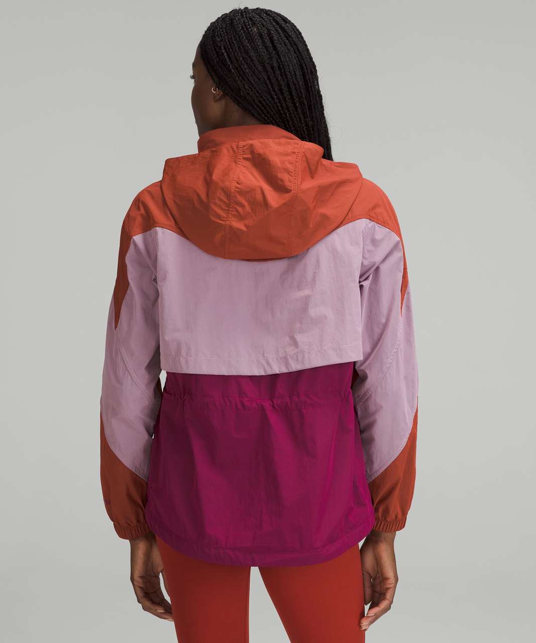 Lululemon Evergreen Anorak - Red Rock / Pink Peony / Pomegranate