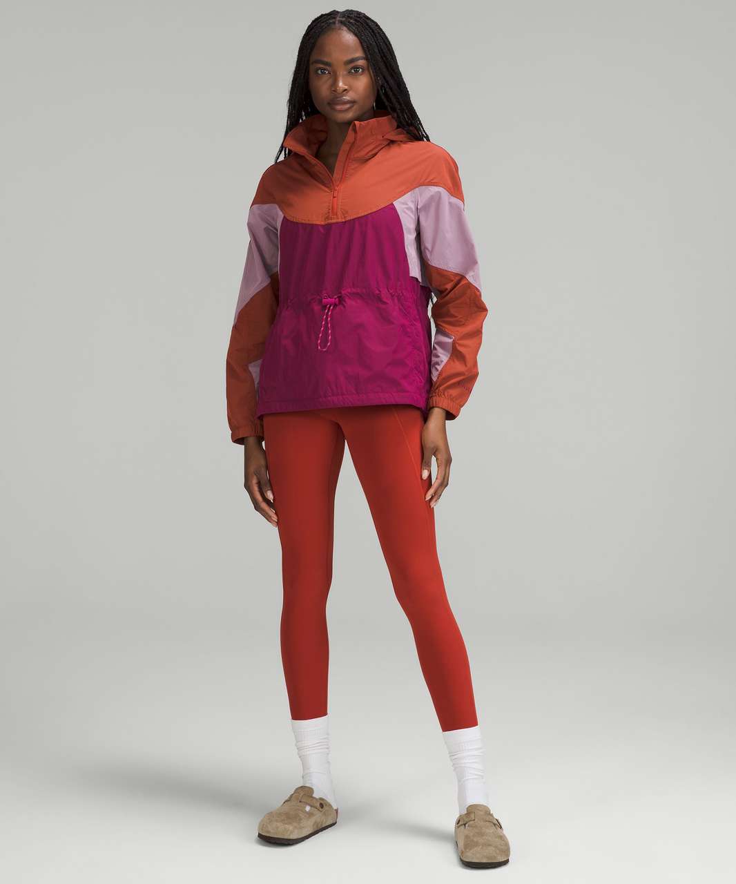 Lululemon Cinchable Fleece Zip-Up - Pink Peony - lulu fanatics