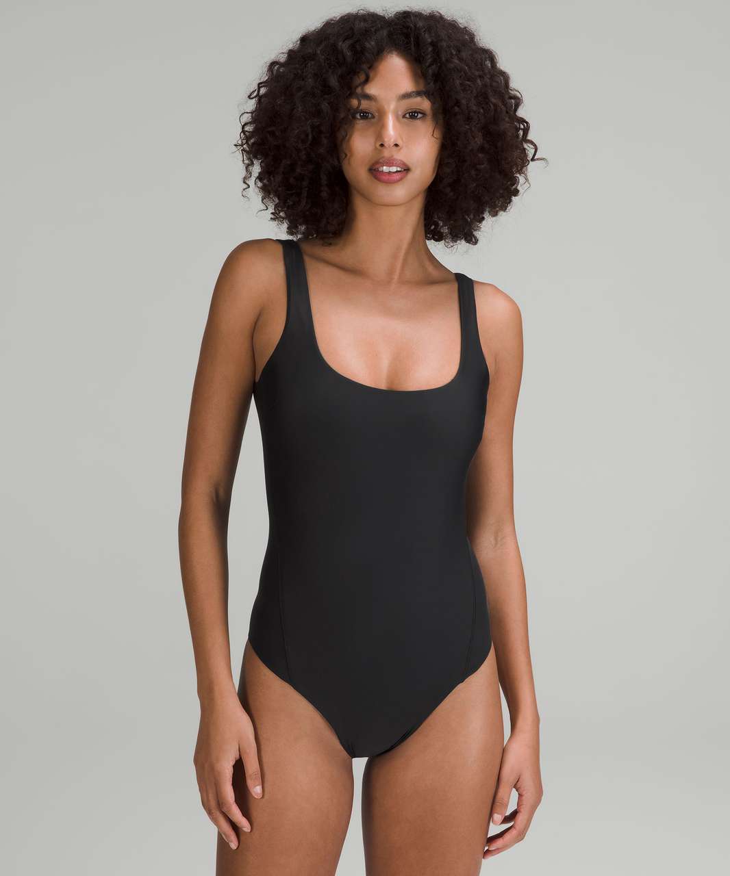 Lululemon Waterside Scoop One-Piece Swimsuit - Black - lulu fanatics