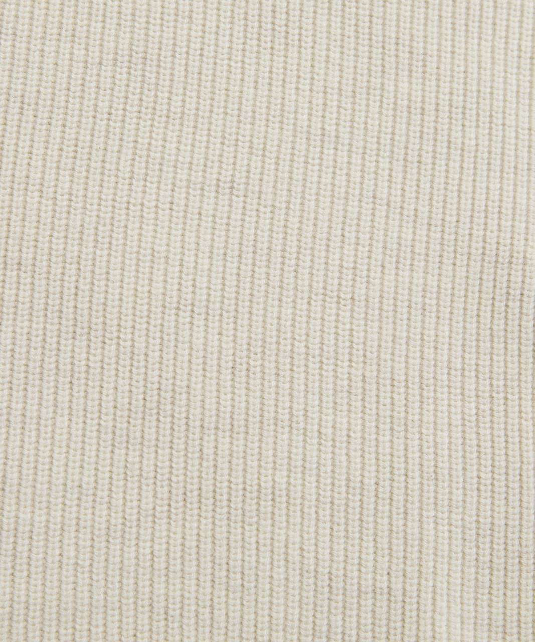 Lululemon Cotton-Blend Mock-Neck Sweater - Heathered Bone