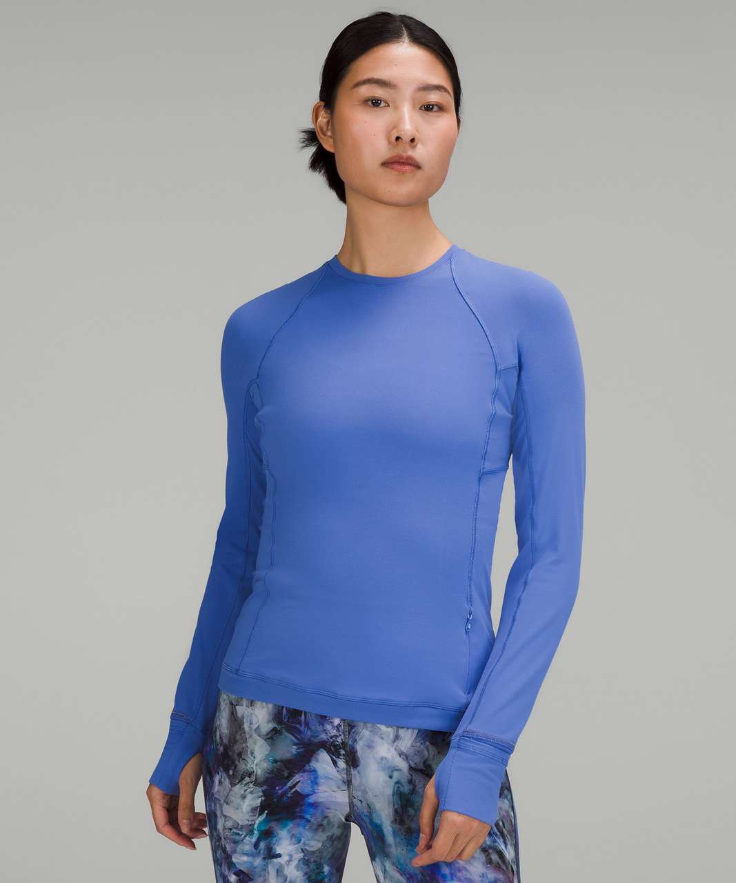 Lululemon Its Rulu Run Long Sleeve Shirt - Wild Indigo - lulu fanatics