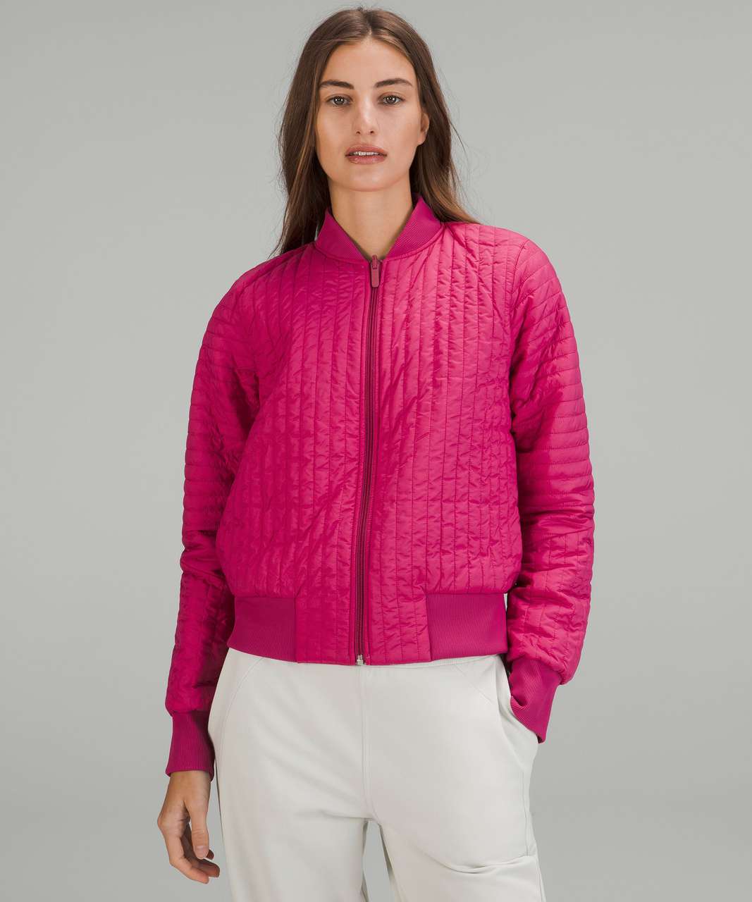 Lululemon Non-Stop Bomber Jacket - Pink Lychee