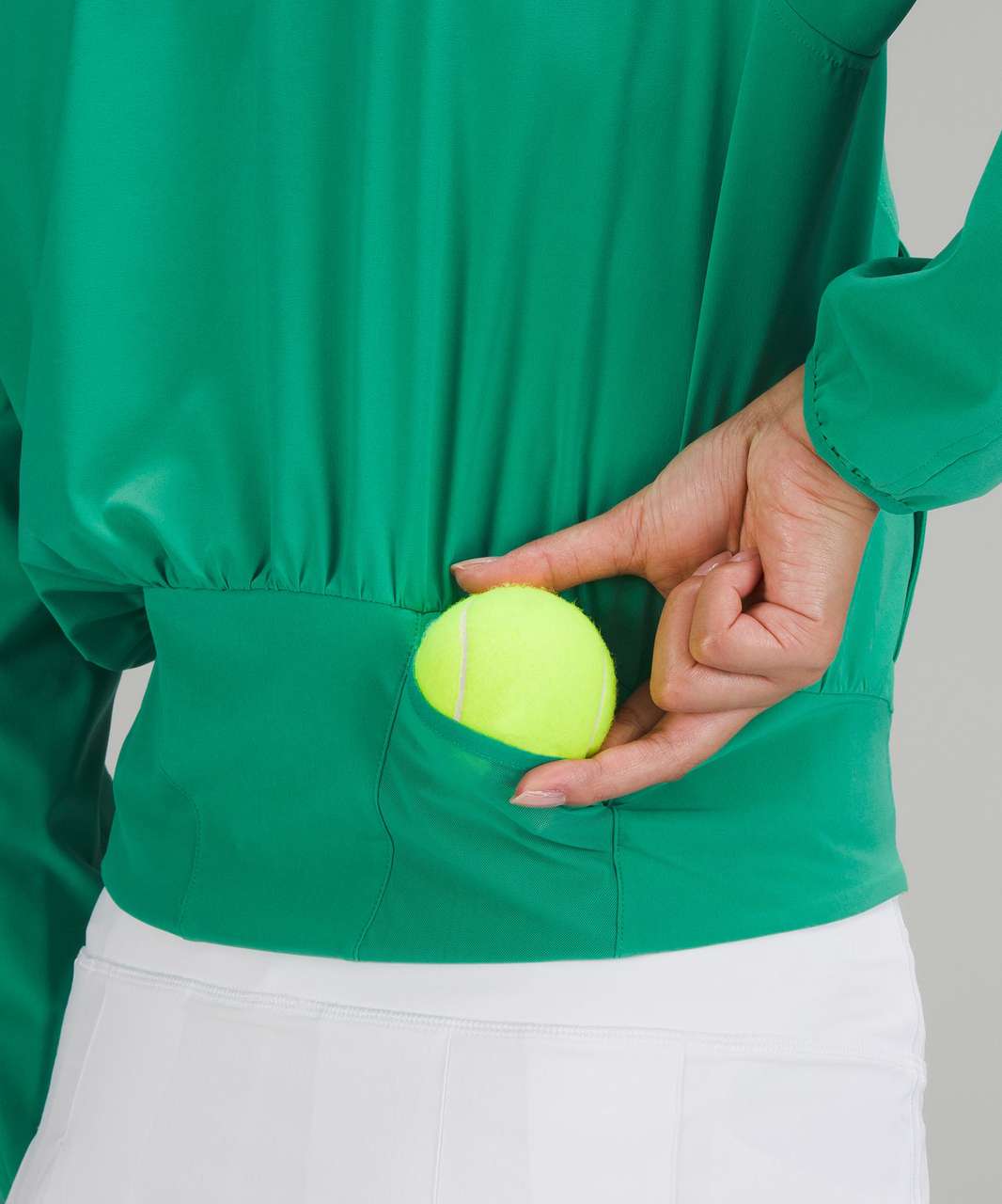 Lululemon Water-Repellent Stretch Tennis Jacket - Maldives Green