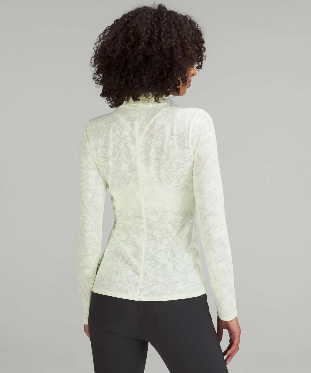 Lululemon Slim-Fit Jacquard Turtleneck - Crumple Mini Jacquard Elixir