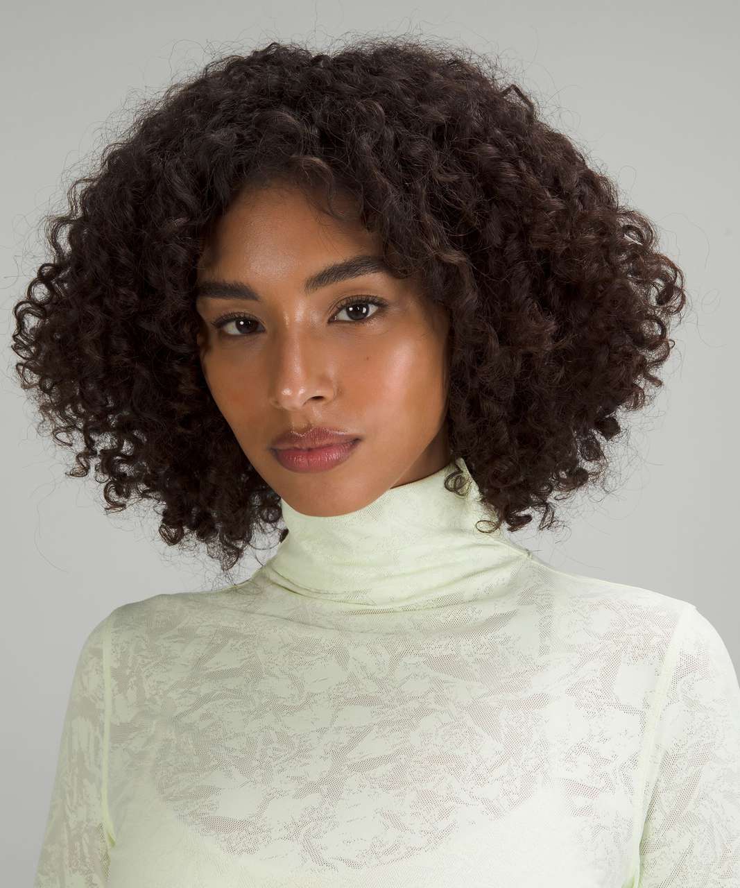 Lululemon Slim-Fit Jacquard Turtleneck - Crumple Mini Jacquard Elixir