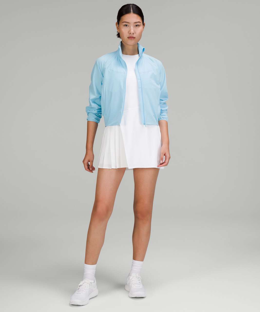 Lululemon Water-Repellent Stretch Tennis Jacket - Blue Chill