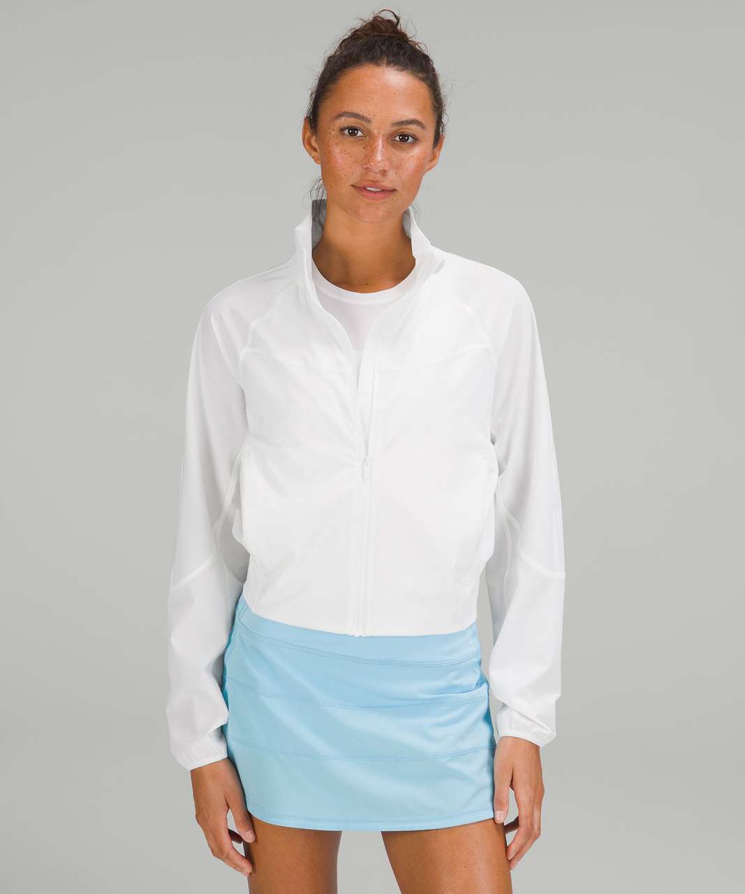 Lululemon Water-Repellent Stretch Tennis Jacket - White