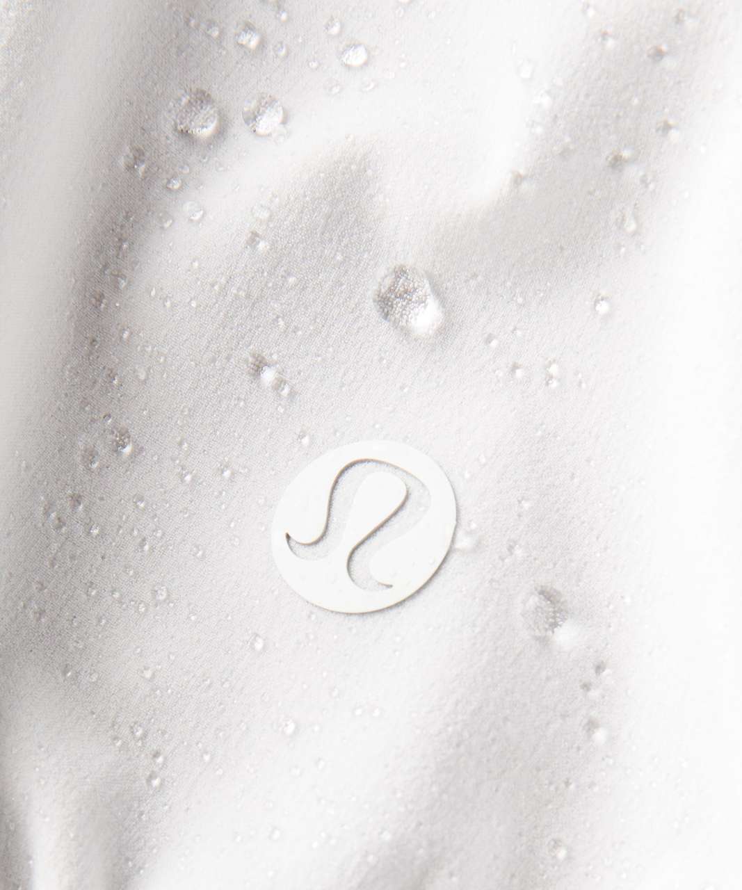 Lululemon Rain Jacket 6 Bright White Fitted Stretch Zip-Up Hoodie