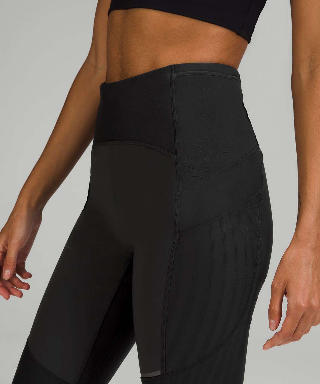 Lululemon SenseKnit Composite High-Rise Running Tight 28" - Black