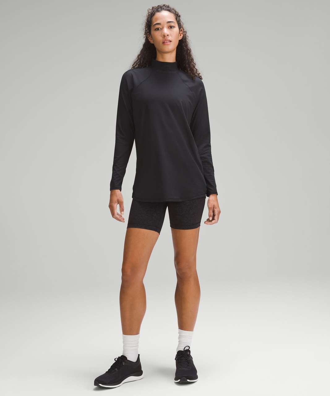 Lululemon High-Coverage Training Long-Sleeve Shirt - Black