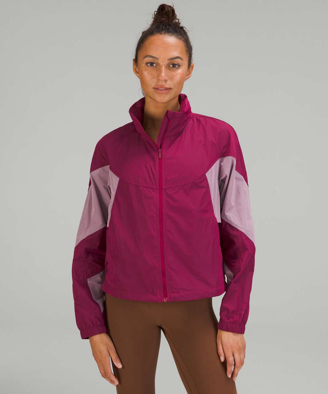 Lululemon Cinchable Fleece Zip-Up - Pink Peony - lulu fanatics