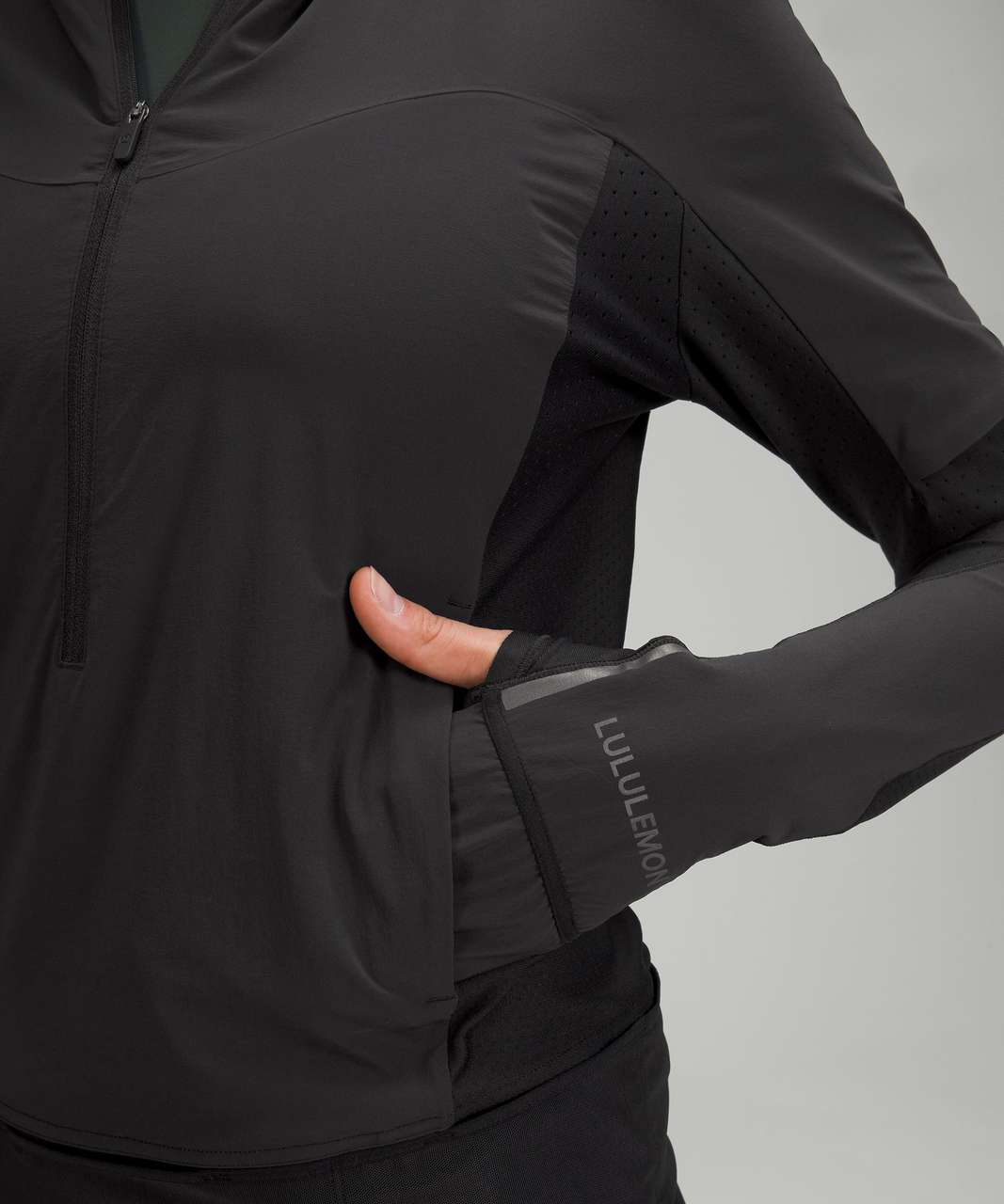 Lululemon SenseKnit Composite Running Jacket - Black