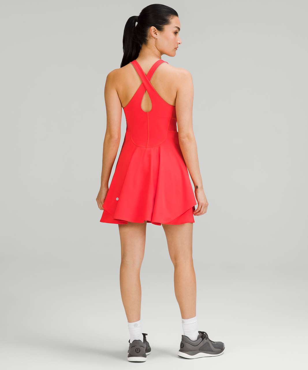 Lululemon Court Crush Tennis Dress - Carnation Red / Sunset