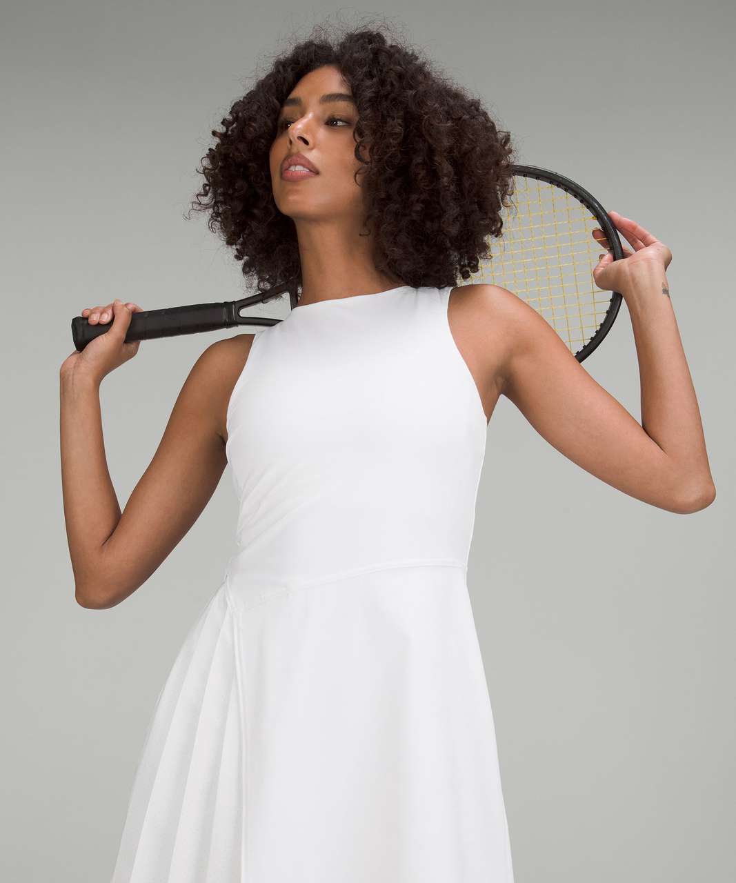 Lululemon Nulux Asymmetrical Tennis Dress - White