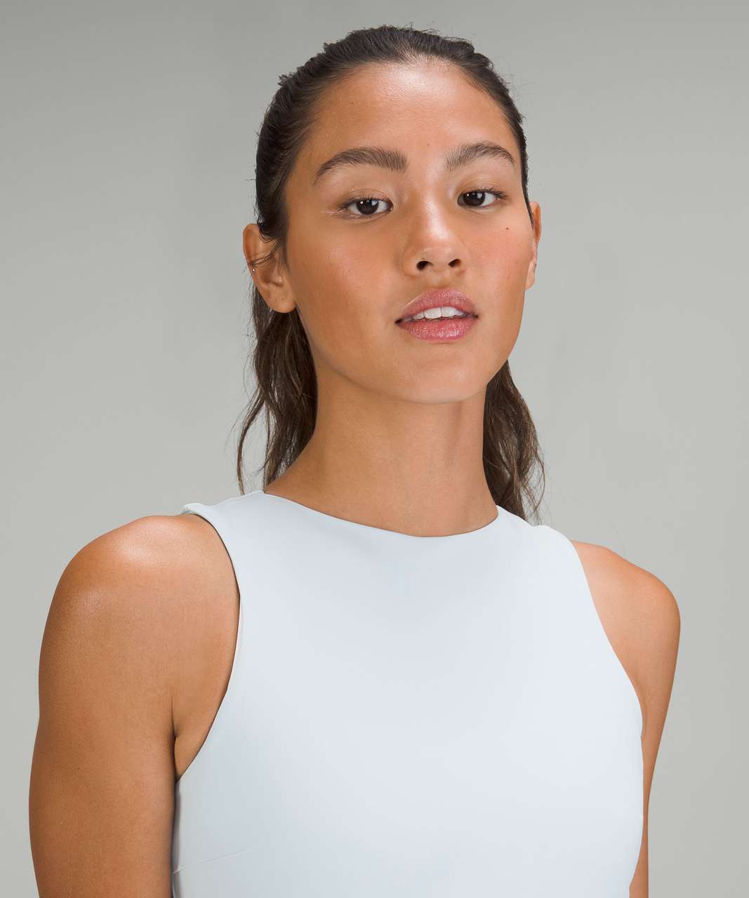 Lululemon Nulux Asymmetrical Tennis Dress - White - lulu fanatics