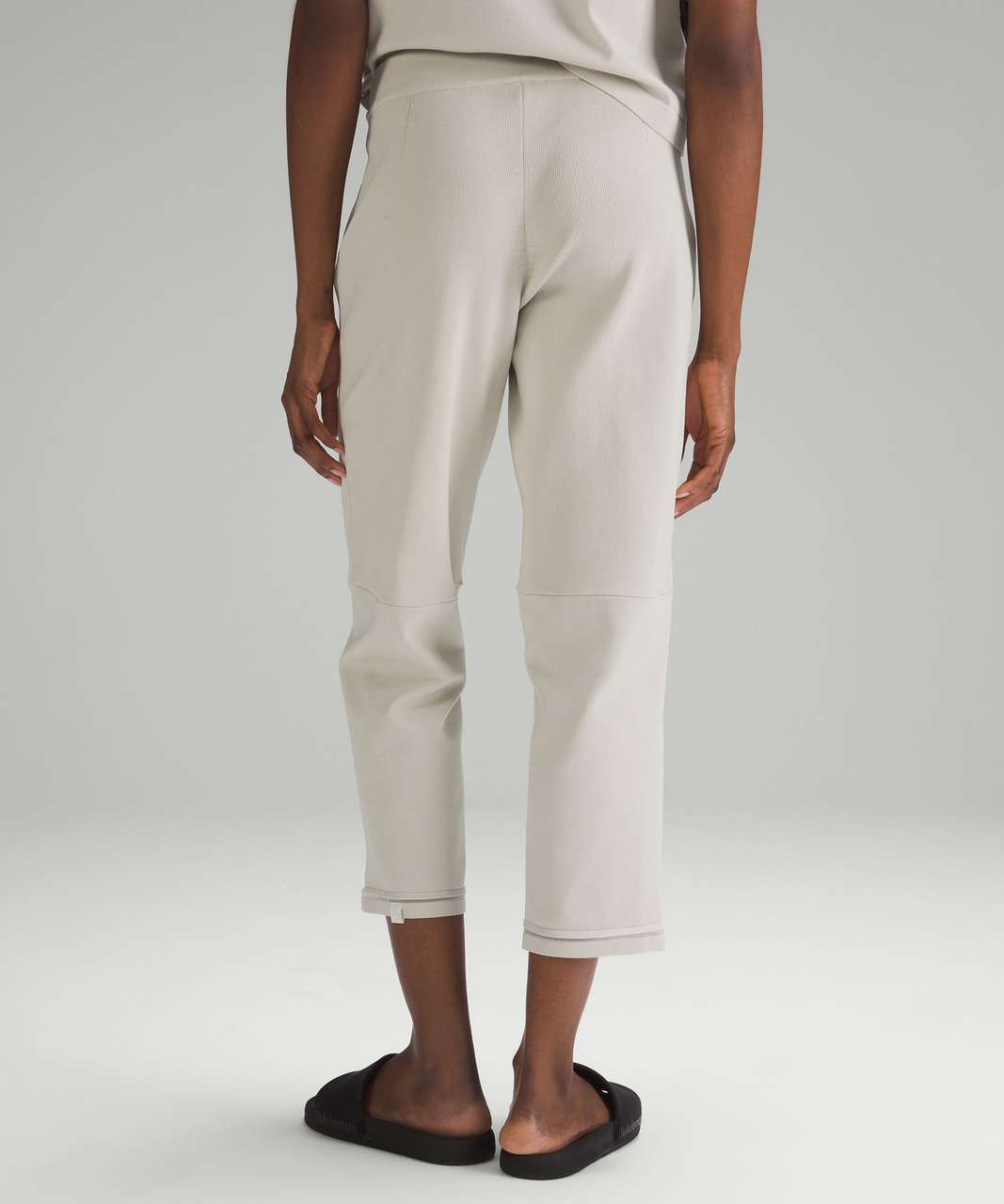 Nomads White Slim Leg Crop Trousers - Nomads