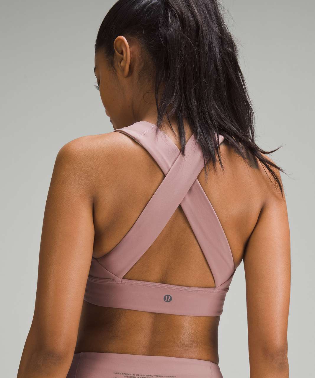 Lululemon lab Nulu Cross-Back Yoga Bra - Twilight Rose