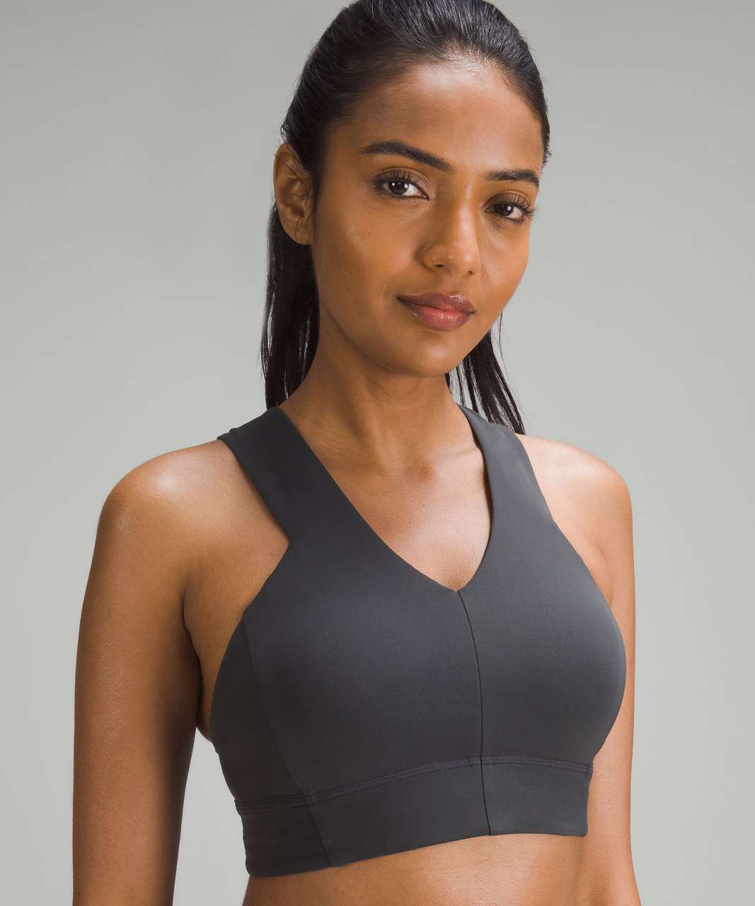 Lululemon lab Nulu Cross-Back Yoga Bra - Graphite Grey