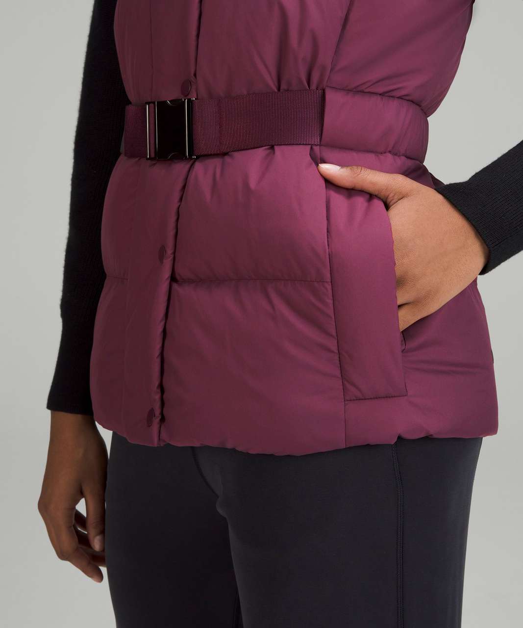 Lululemon Wunder Puff Waist Vest - Cassis