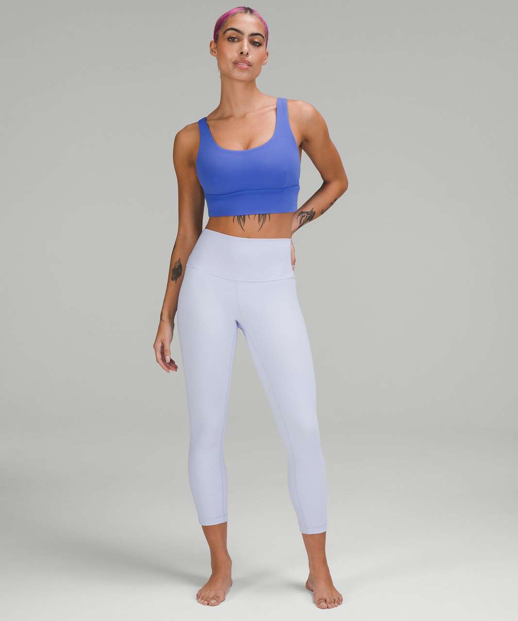 Lululemon Wunder Under High-Rise Crop 23" *Full-On Luxtreme - Pastel Blue